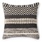 Edge Collections - 18"x18" - Black - Boho Decorative Throw Pillow Covers - 2 Pieces